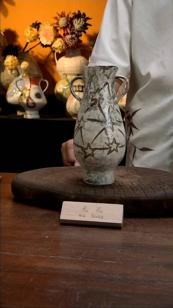 【闪购商品】83景德镇花瓶花器(高口)