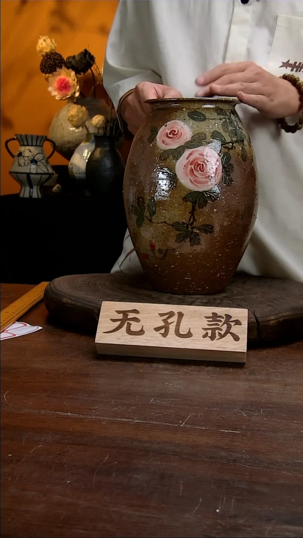 【闪购商品】45景德镇花瓶花器（高27口12）
