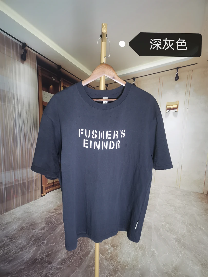 男装潮牌 夏季新品 高克重高品质 做旧小破洞