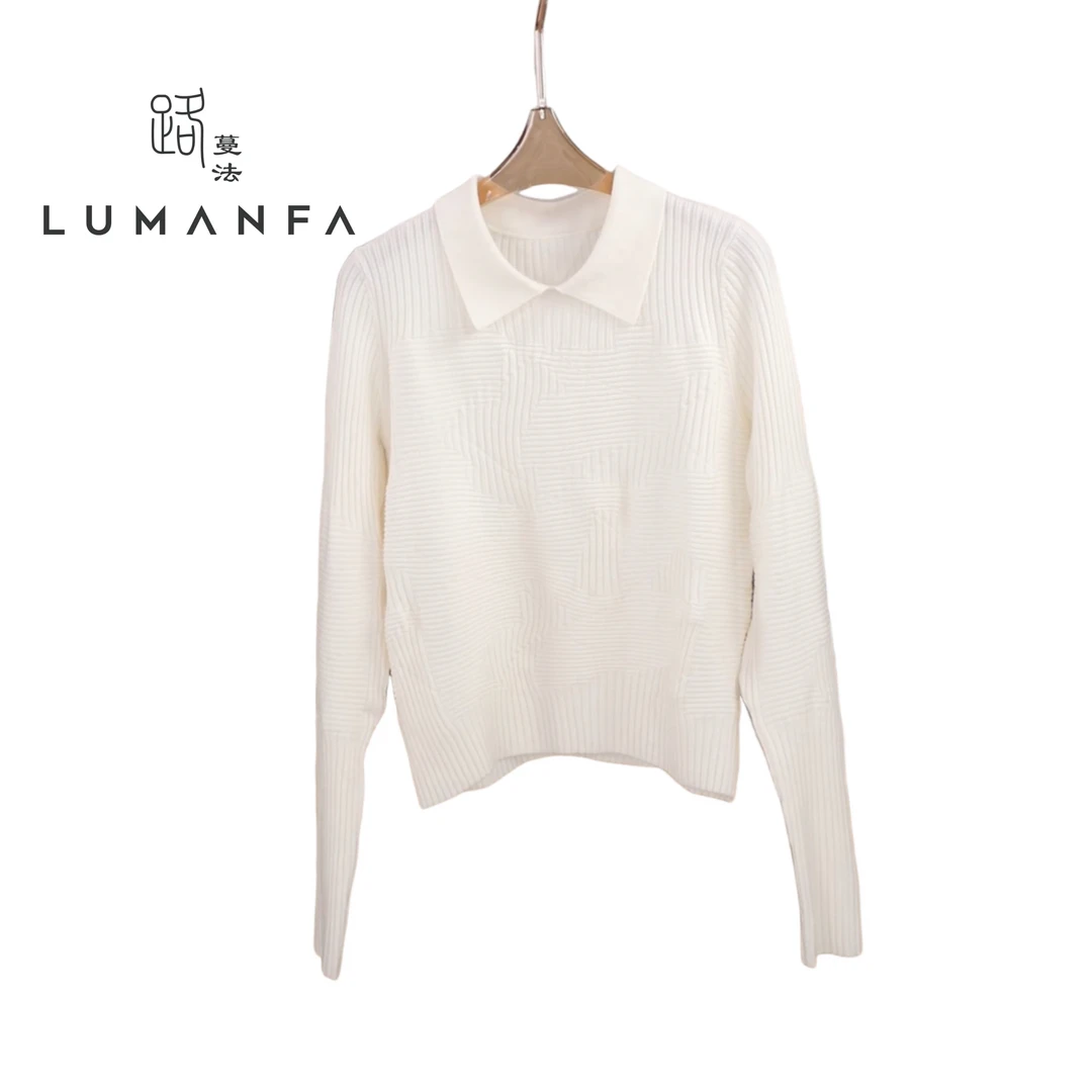 【白云毛衣】路蔓法冬季新款百搭气质简约显瘦小众上衣MF-698