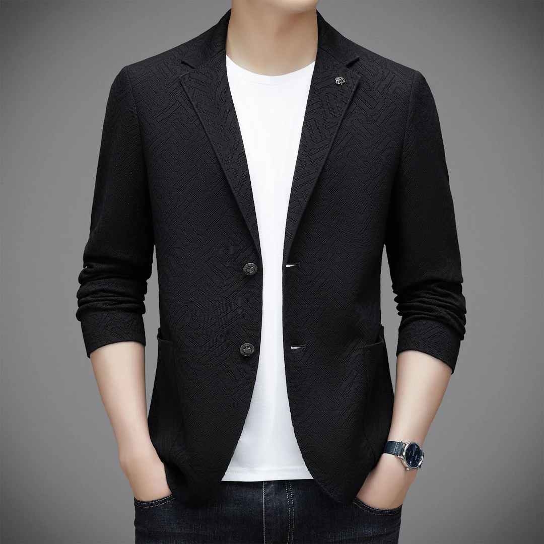 专柜正品秋冬新款休闲西装商务男士单西高档西服男西装外套爆款潮