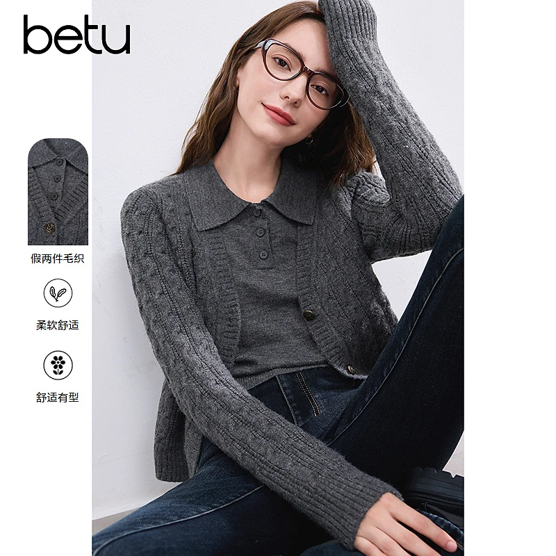 百图2025年春季新款毛衣2411T48