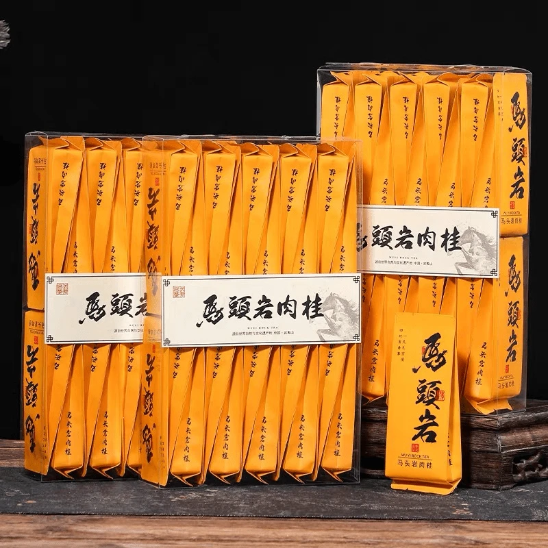武夷岩茶马头岩肉桂大红袍茶叶品鉴装浓香果香型500g送长辈高档