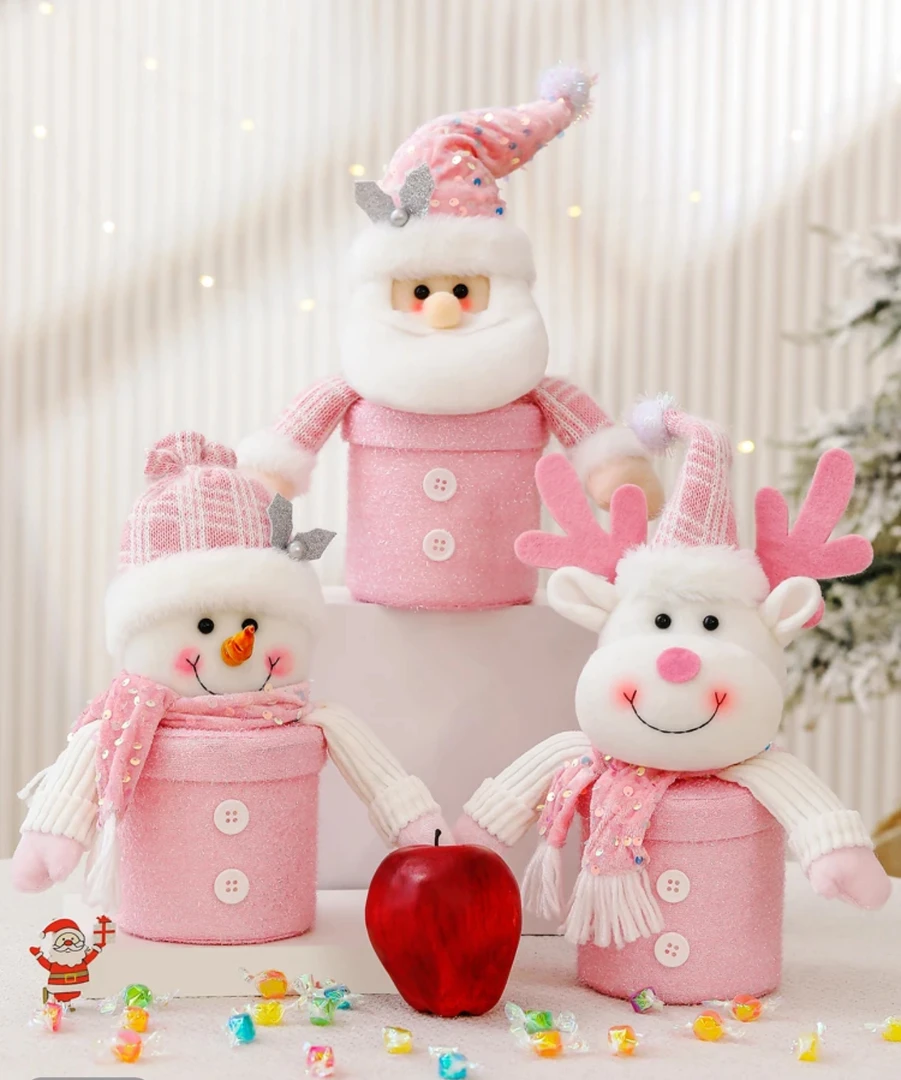 【2025新款浪漫芭比圣诞节苹果盒】大号苹果盒送孩子老师闺蜜平安夜