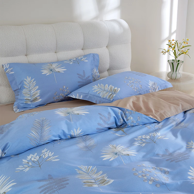 KAISHENG/凯盛家纺60支纯棉贡缎四件套 曼妮