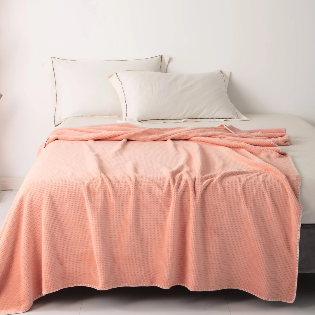 KAISHENG/凯盛家纺双面超柔法兰绒休闲毯