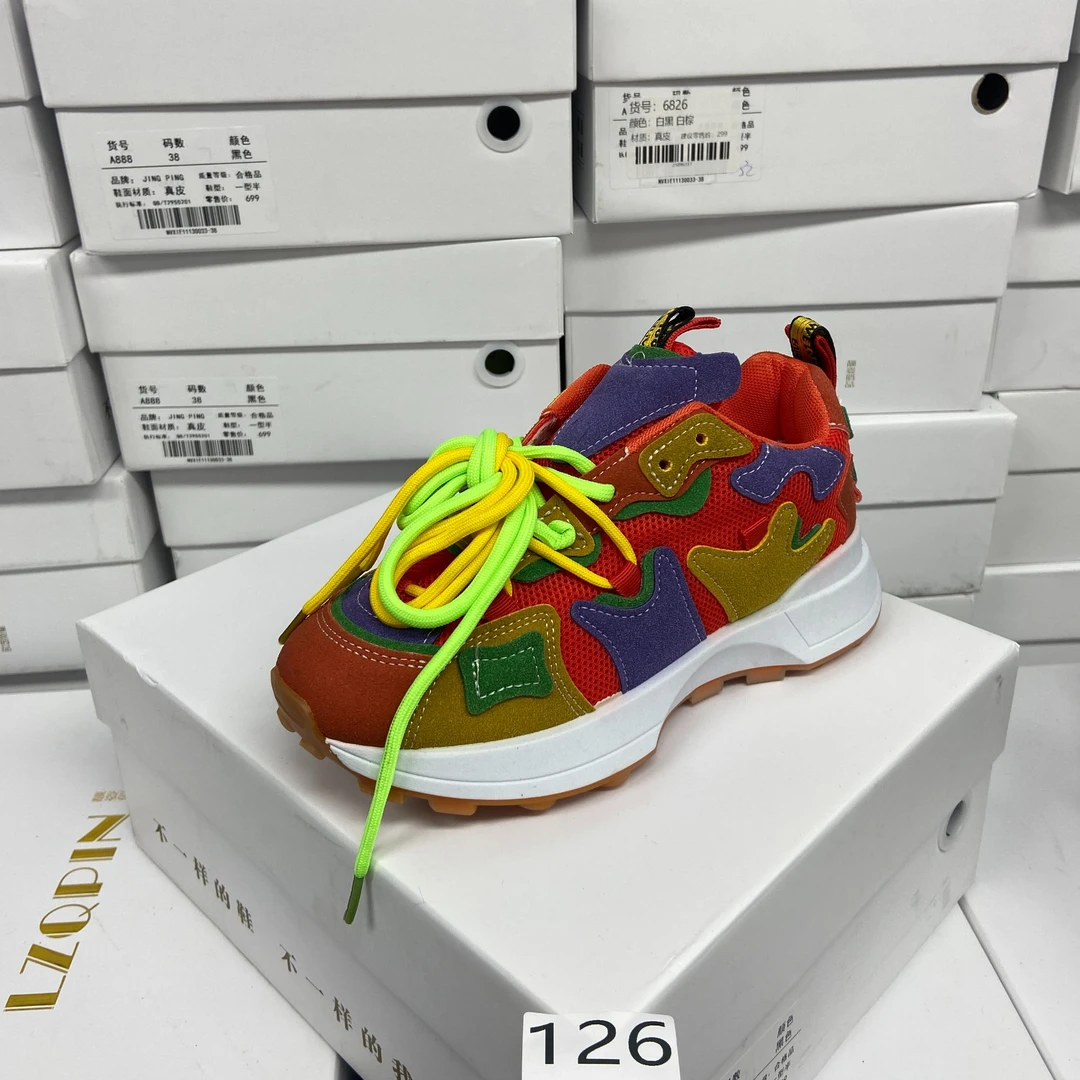 6879时尚休闲运动鞋百搭拼色轻奢潮流