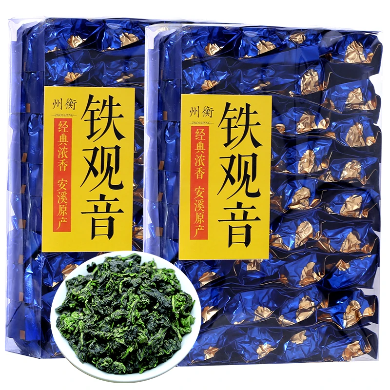 安溪铁观音浓香型独立小包装兰花香乌龙茶自己喝茶叶正品旗舰店