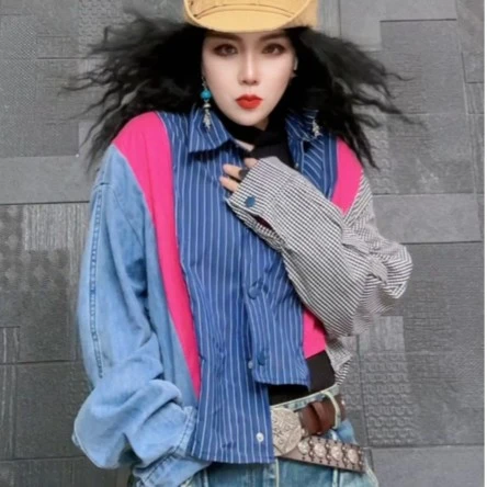 定制新款条纹衬衫