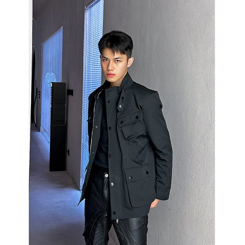 IGTV高级感网红洋气炸街男装复刻复古猎装夹克外套潮牌户外冲锋衣