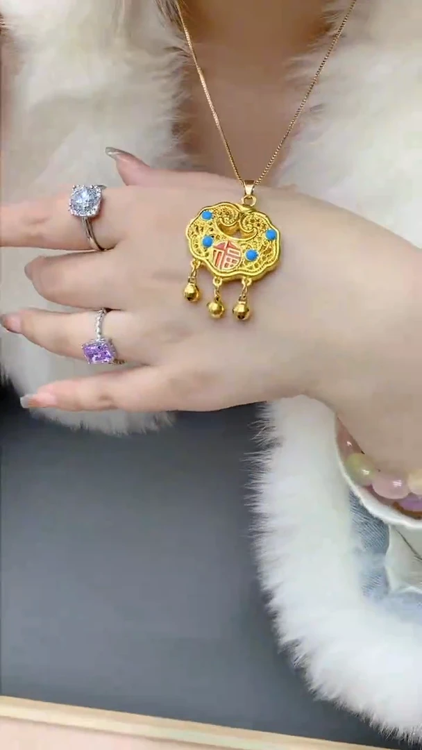 【闪购商品】烟晶颈饰未镶嵌福利小锁
