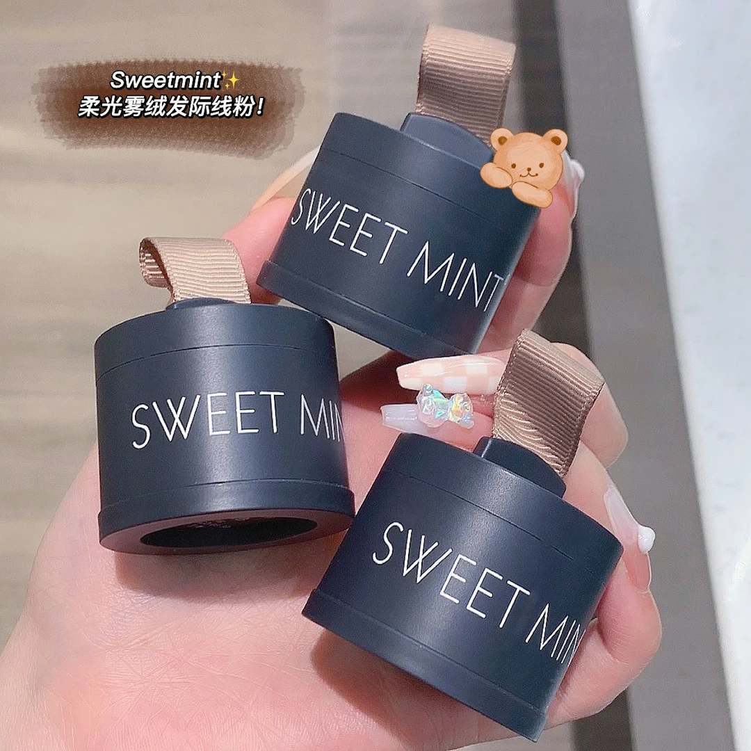 SWEET MINT柔光雾绒发际线粉填充遮白发修容自然轻巧便捷不脱妆