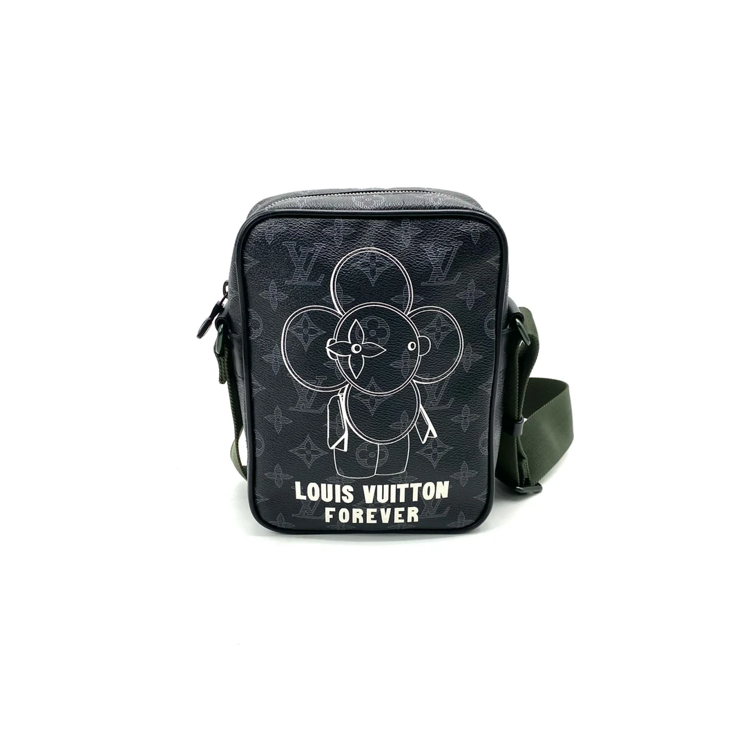 99新 LouisVuitton/路易威登 Danube太阳花人限量邮差包尺寸16/22