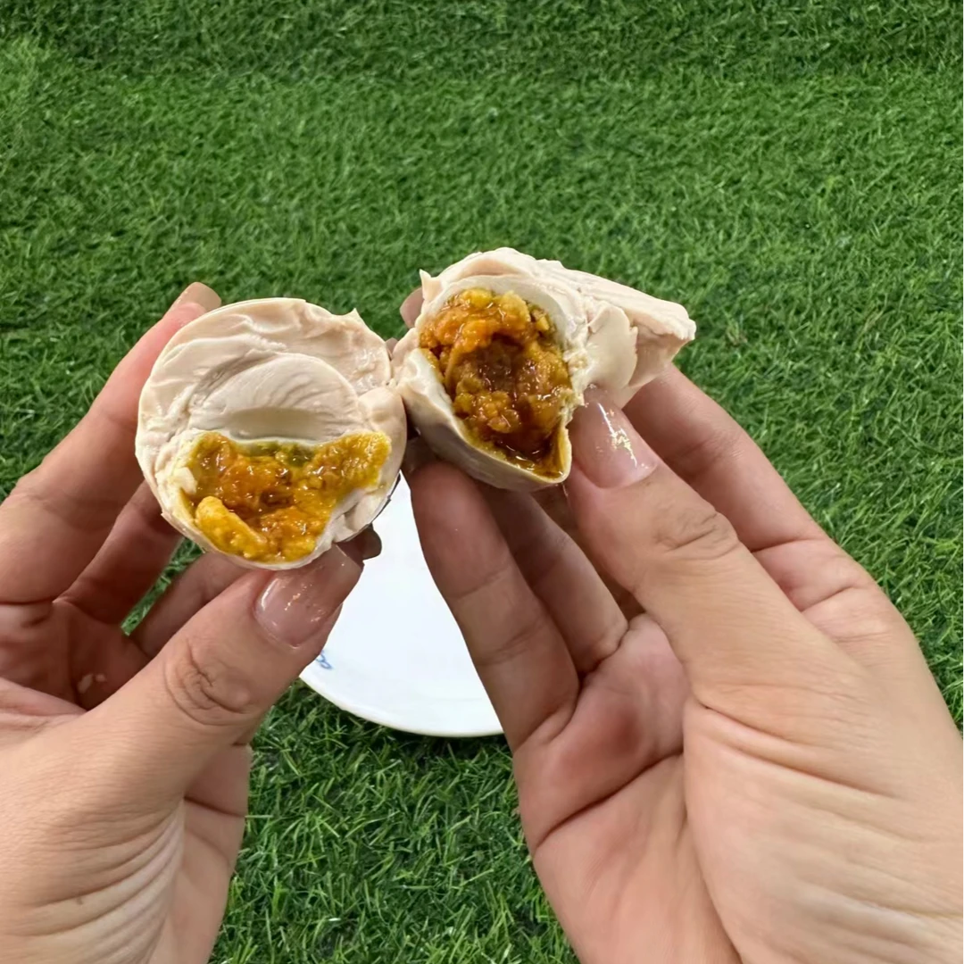 麻酱鸡蛋腌制咸鸡蛋流油烤鸡蛋
