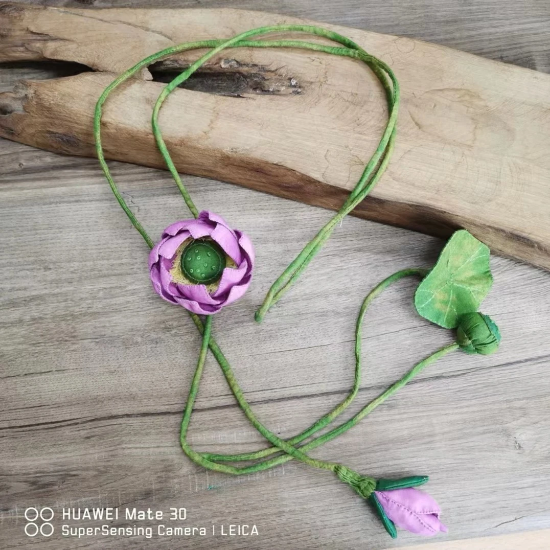 杨老师布艺  荷花腰链