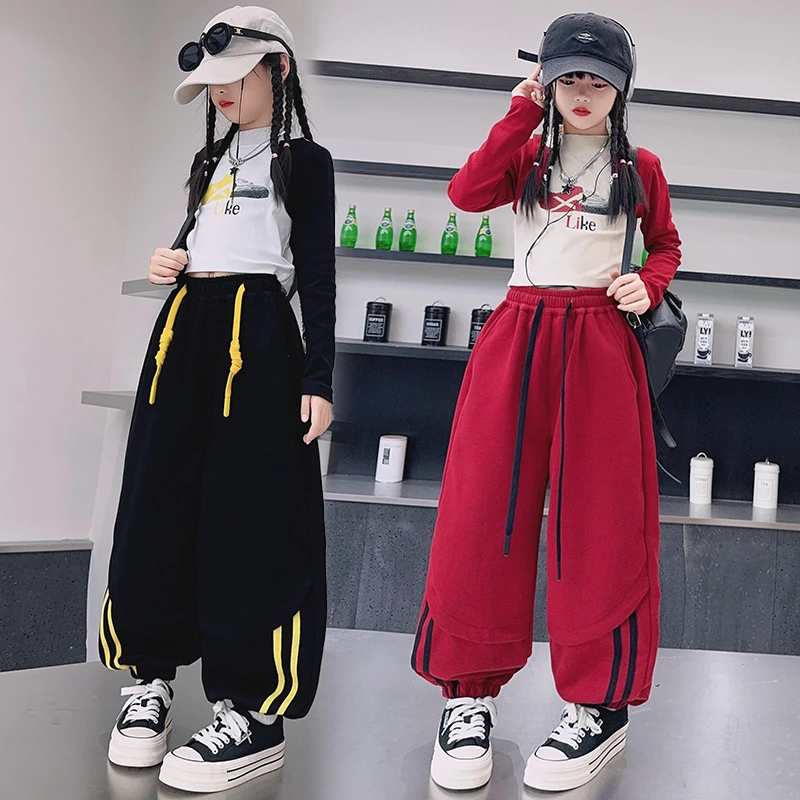 女童秋季套装2024新款6-12岁15岁中大童洋气时尚休闲韩版卫裤套装