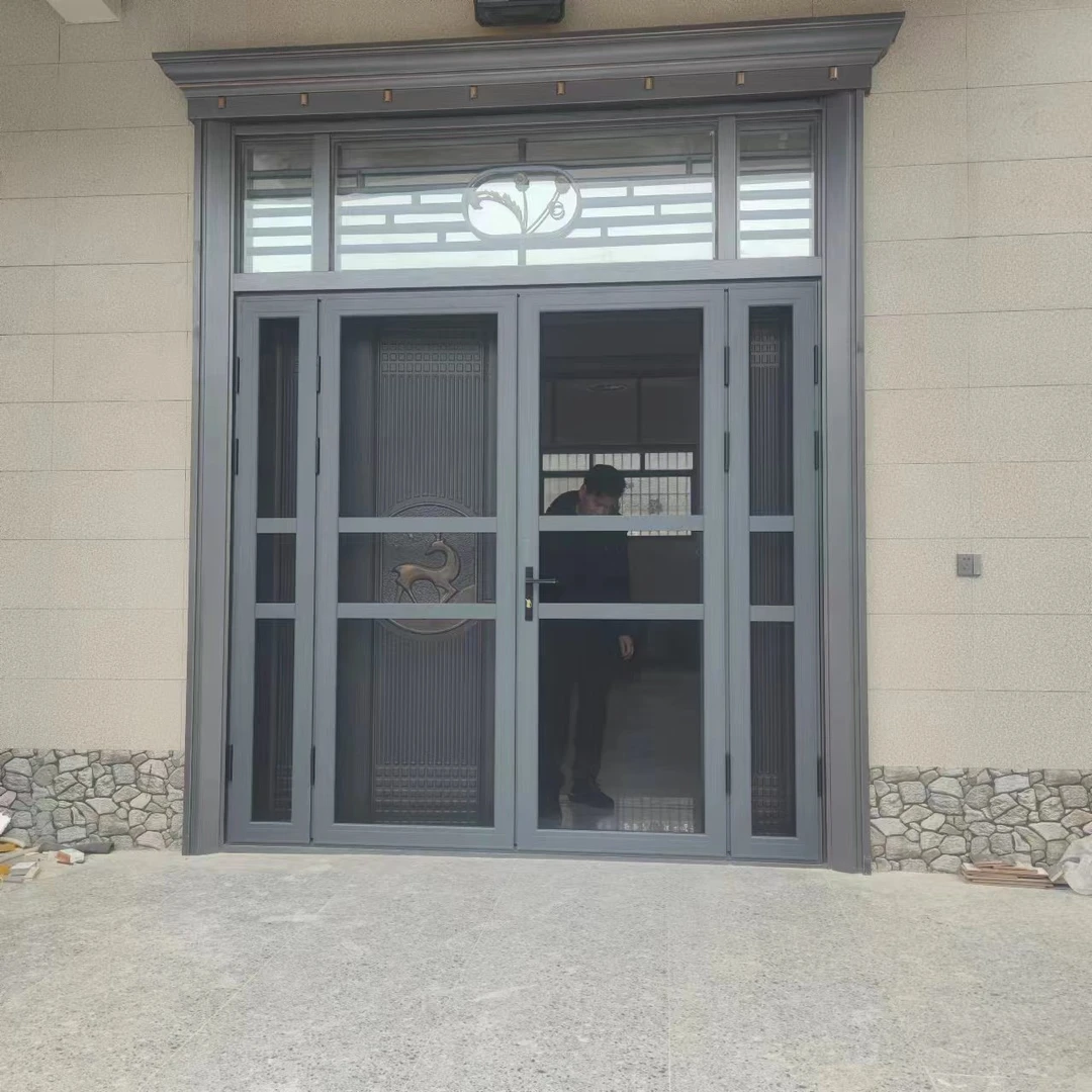 定制入户门平开纱窗门自动关闭合页304高清网防猫抓防鼠蚁