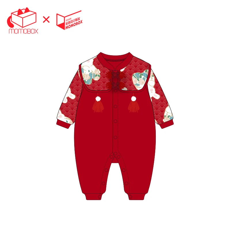 【福满兔】鹅绒婴儿羽绒服冬季外出保暖连体宝宝哈衣（粉丝专享）