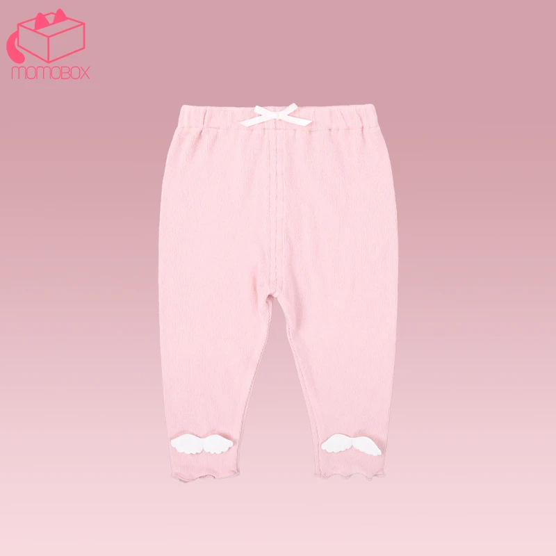 momobox 宝宝打底裤外穿纯棉长裤秋装小童可开档新款童装儿童裤子
