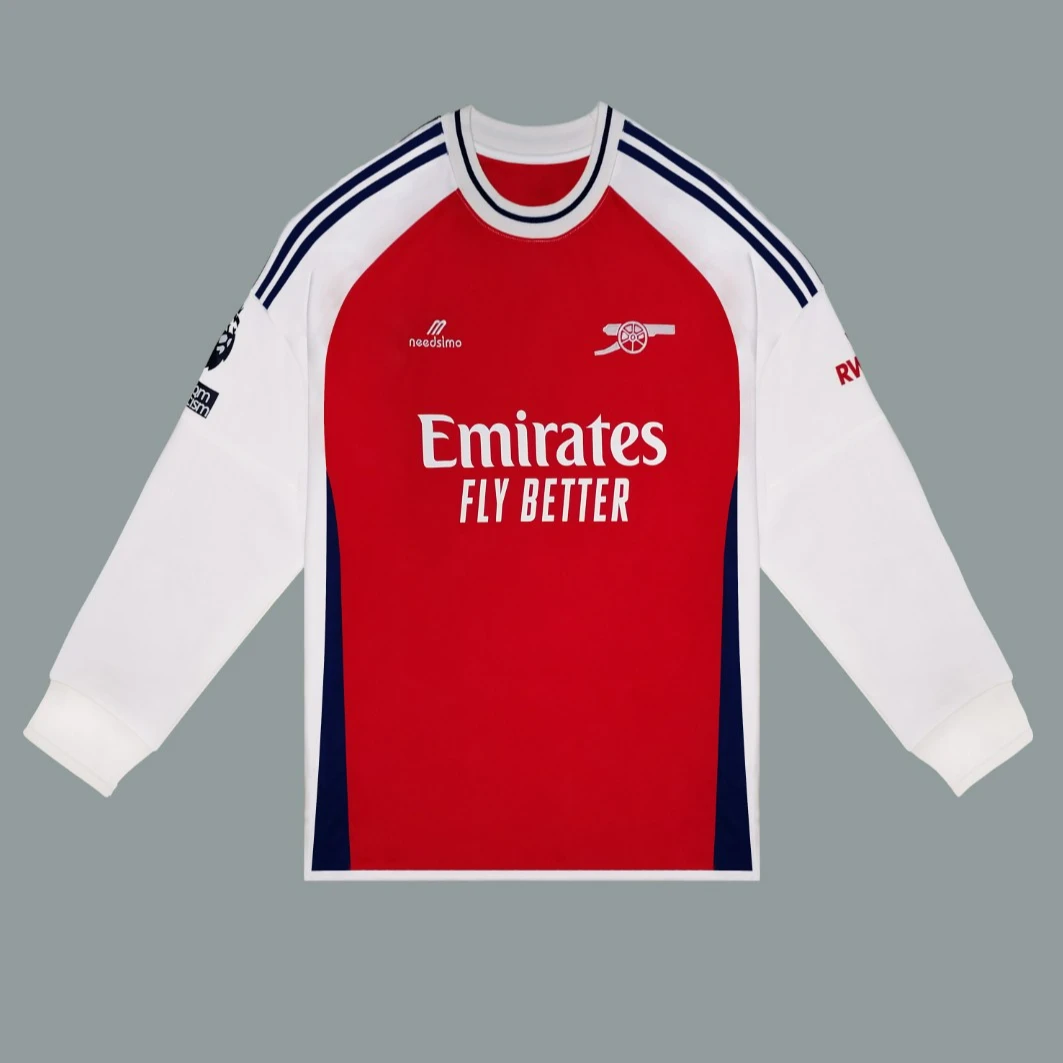 足枪手2425季卫衣，亨利，萨卡，厄德高，哈佛茨，赖斯美式圆领