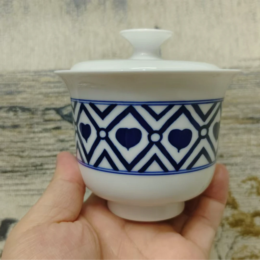 【旭壶山房 海峡福器】天地有心碗 150cc