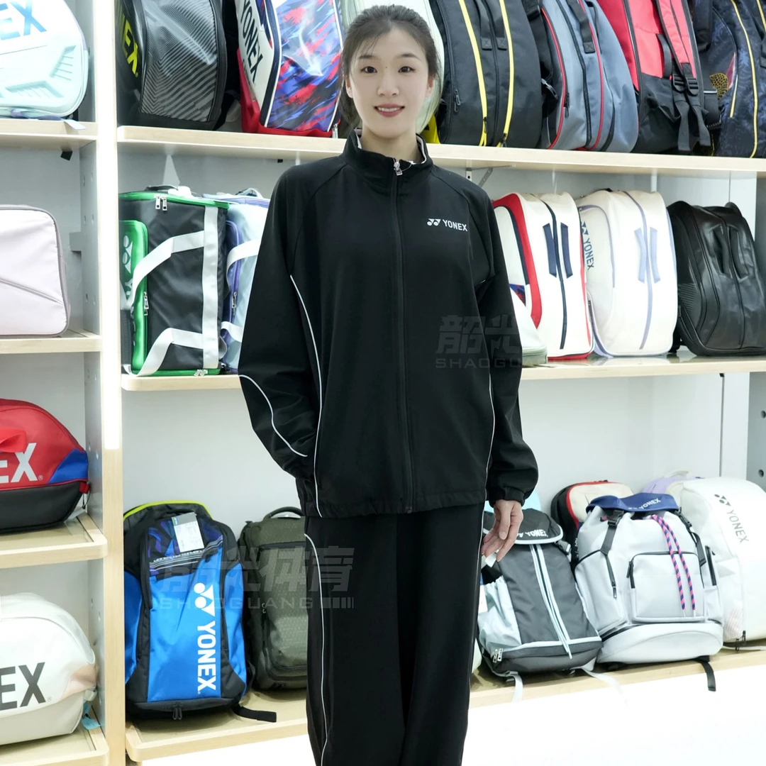 2024新款YONEX尤尼克斯羽毛球服男女秋冬开衫卫衣运动外套150104