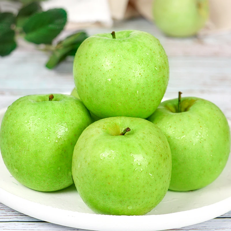 正宗王林苹果日本青森脆甜青苹果现摘王林丑斑点水果绿苹果5斤