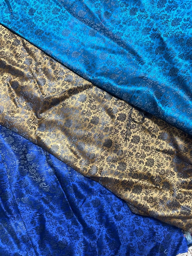 织锦缎提花布料古装汉服COS和服唐装旗袍diy服装面料