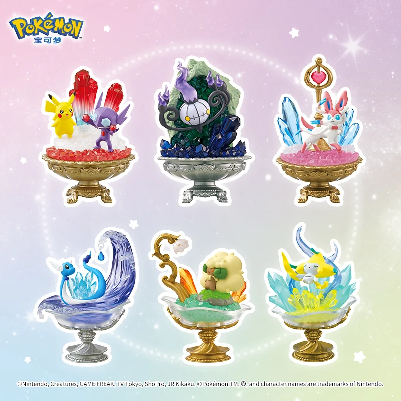 宝可梦Pokémon 宝石收藏系列盲盒（整盒）基拉祈仙子伊布 手办摆件