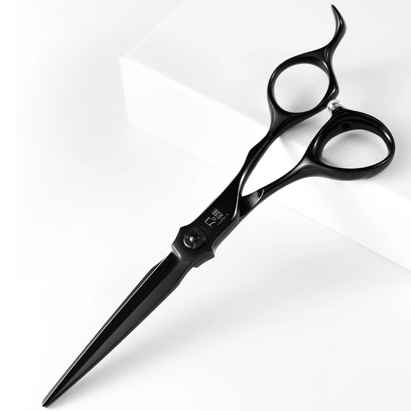 【送剪刀套】刀雄黑武士美发剪刀理发剪刀美发剪无痕牙剪平专业