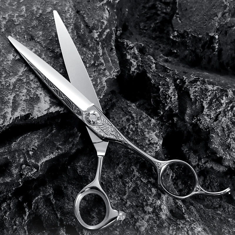 【送剪刀套】刀雄轩辕7寸徒手剪大切口发型师美发剪理发平剪综合剪