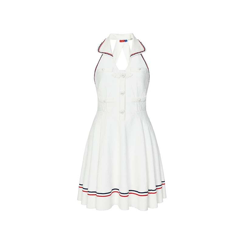 2024夏新品新中式网球运动辣妹连衣裙LF24X51SO035