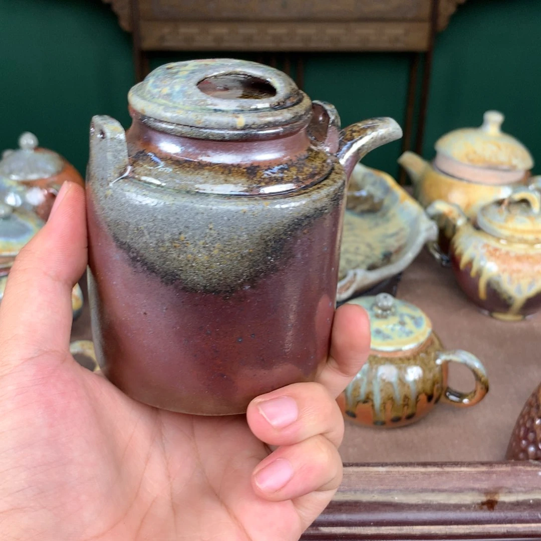 紫砂茶壶纯自然柴烧
