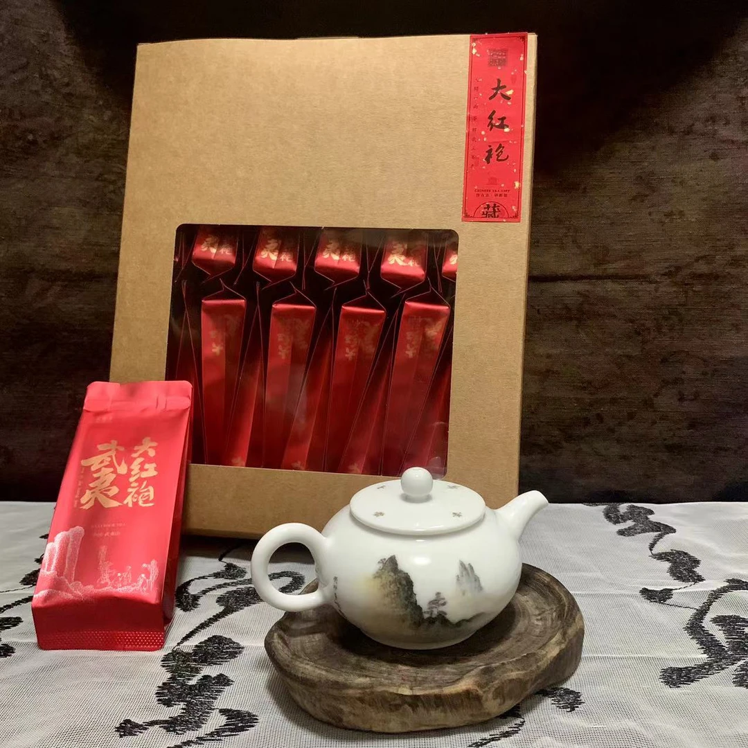 匠心百香 武夷大红袍 208g 足火熟果香 原产地送礼好茶