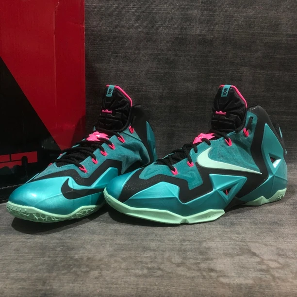 44码/詹姆斯11 South Beach 南海岸 全新 未下地 带原盒 篮球鞋