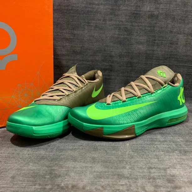 42.5码/杜兰特 KD6 Bam Boo 中国行 竹绿限定 全新 未下地 带原盒