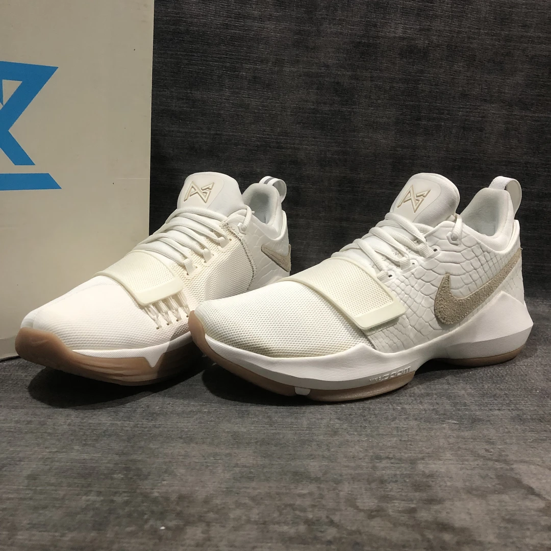 43码/保罗乔治 PG1 Lvory 龙鳞白 全新 未下地 带原盒 篮球鞋