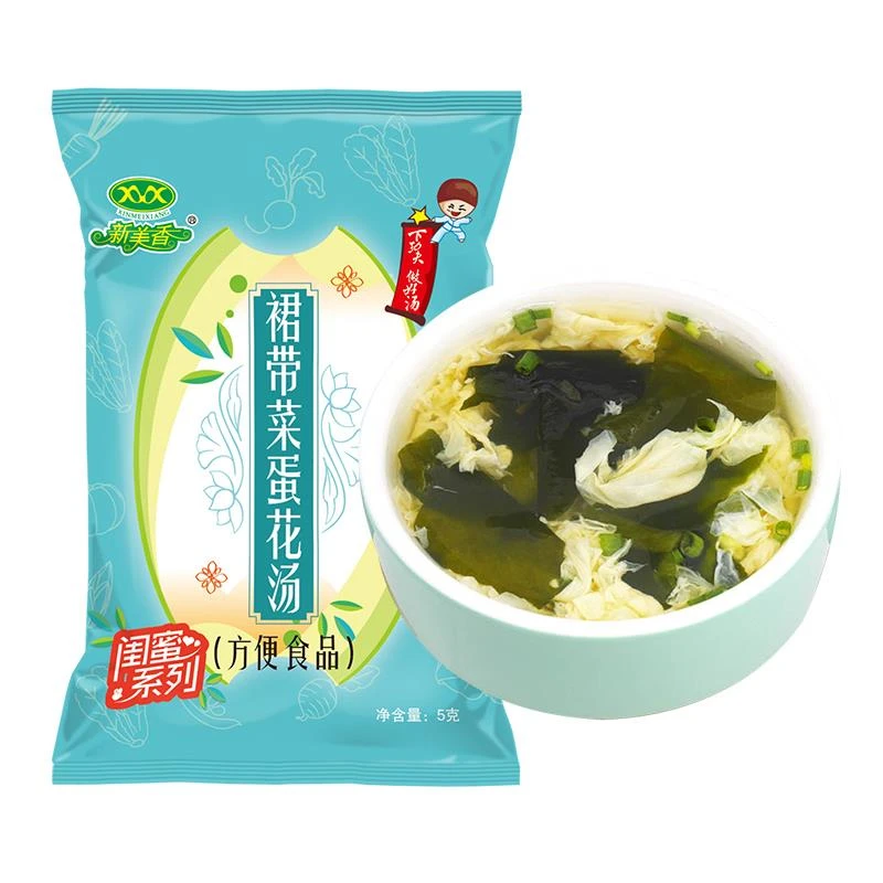 新美香 裙带菜/紫菜/菠菜蛋花汤 即食冲泡速溶汤料包 韩式泡@！