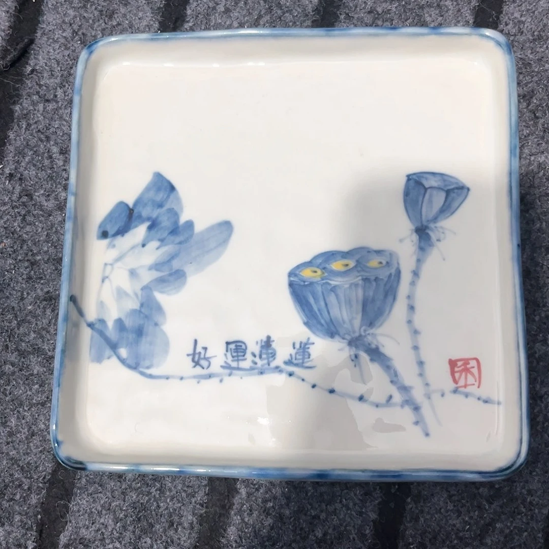 禾泥陶器手工手绘