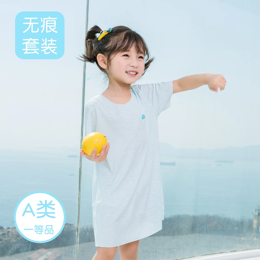 儿童彩纱50S 色染连衣裙R20304