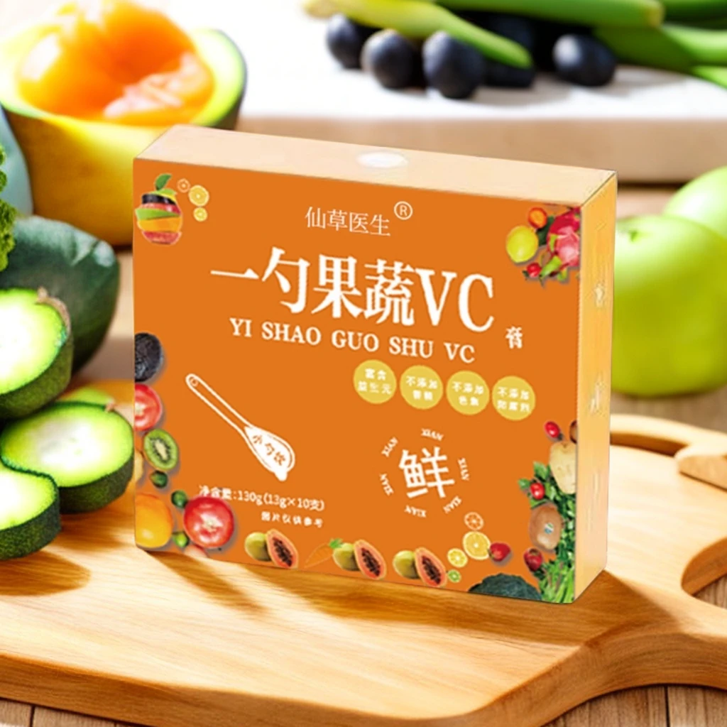 一勺果蔬VC猕猴桃鲜橙萃果蔬萃鲜果鲜榨果蔬膏便携勺装干净无添加