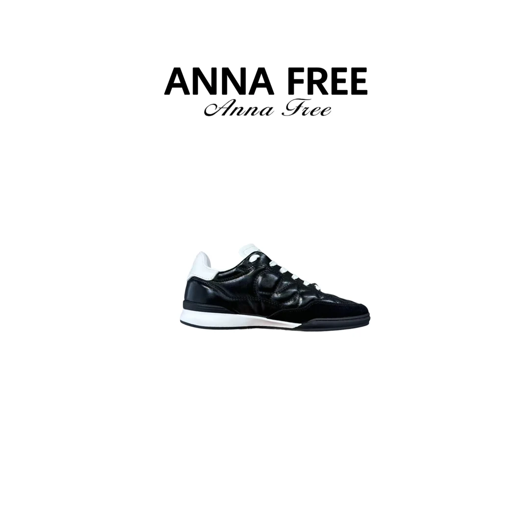 YIFAN 经典菱格休闲运动阿甘鞋平底德训鞋YF033