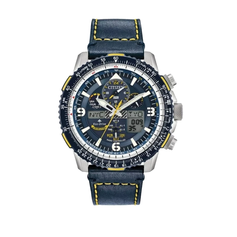 Citizen/西铁城光动能电波蓝天使系列皮带款JY8078-01L