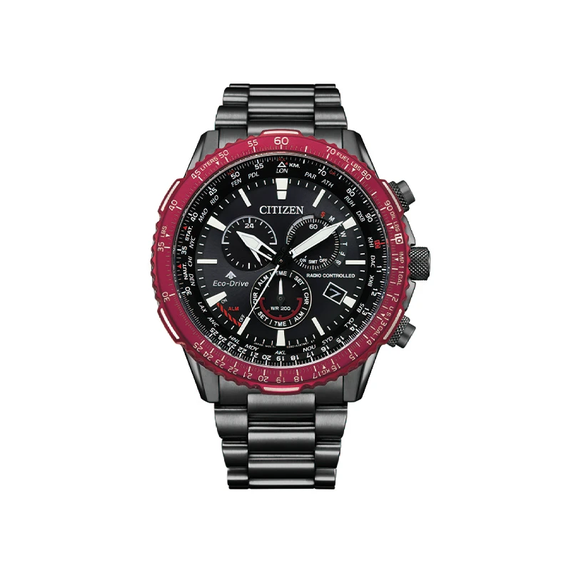 Citizen/西铁城(日本直邮)新款光动能电波男表防水日历CB5009-55E