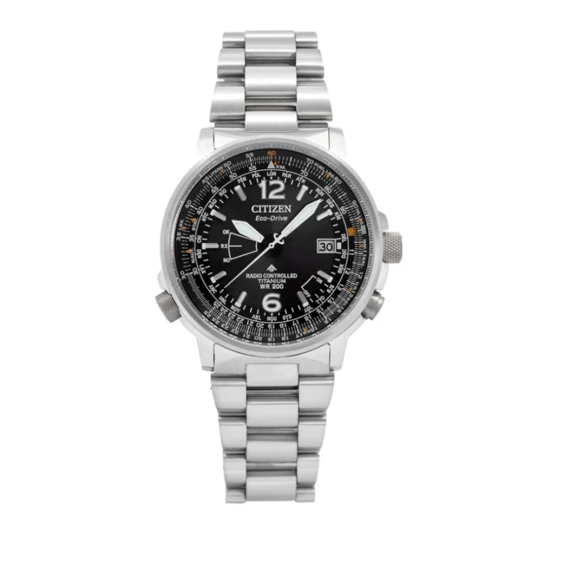 Citizen/西铁城空中之鹰飞机光动能电波男表CB0230-81E