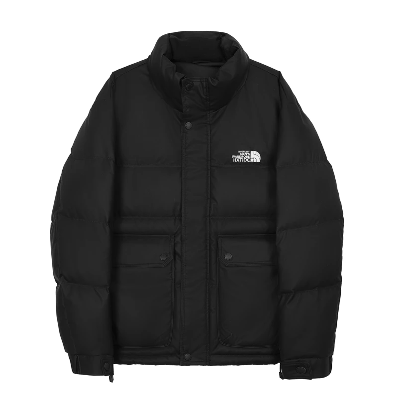【反季福利】休闲简约柔软PU皮短款立领羽绒服S100444135101