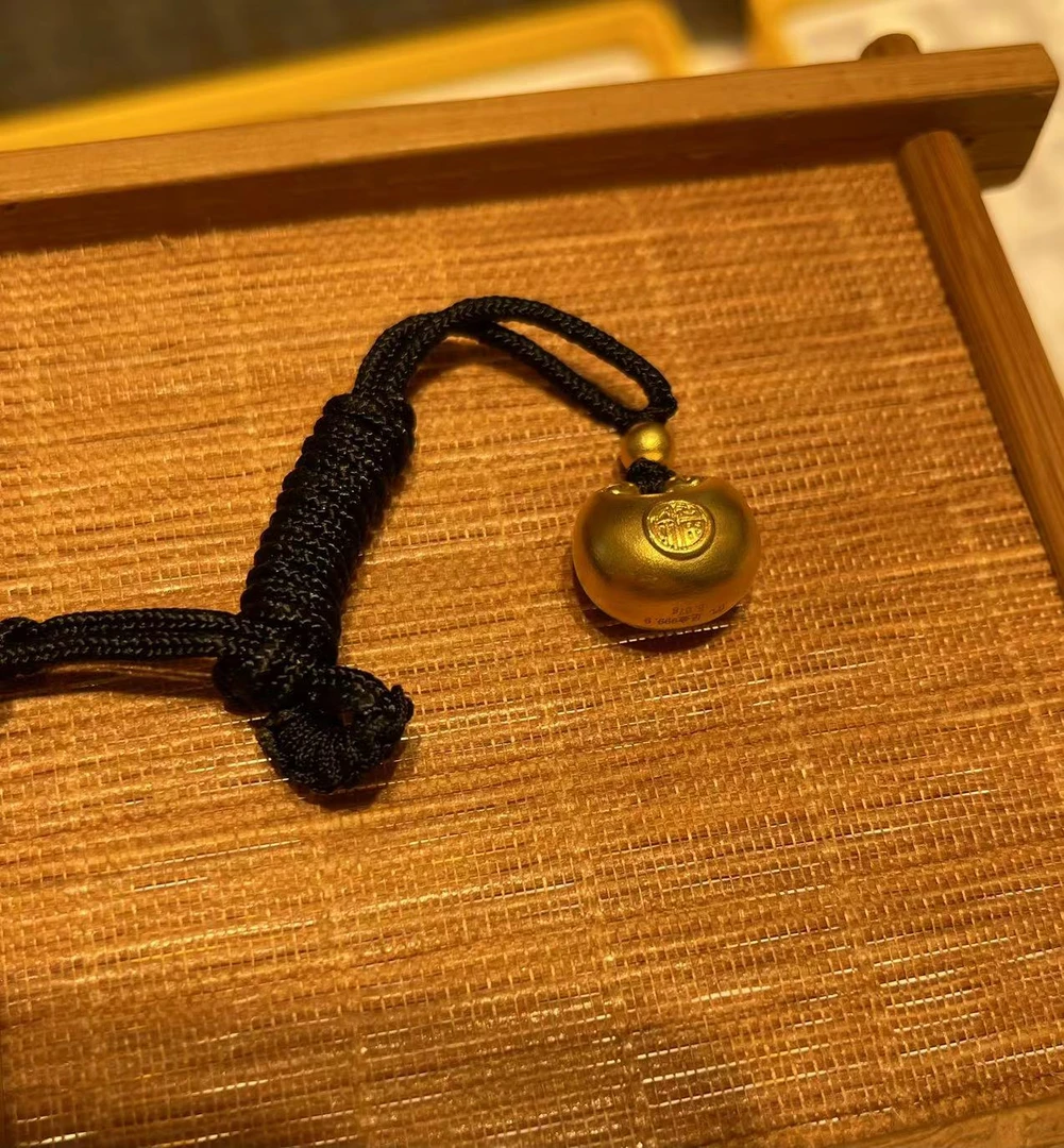 足金9999  古法小胖福时尚百搭精致简约女款轻奢