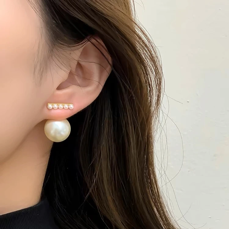 HEFY/HEFY 铜合金仿珍珠耳饰 百搭小众个性E117