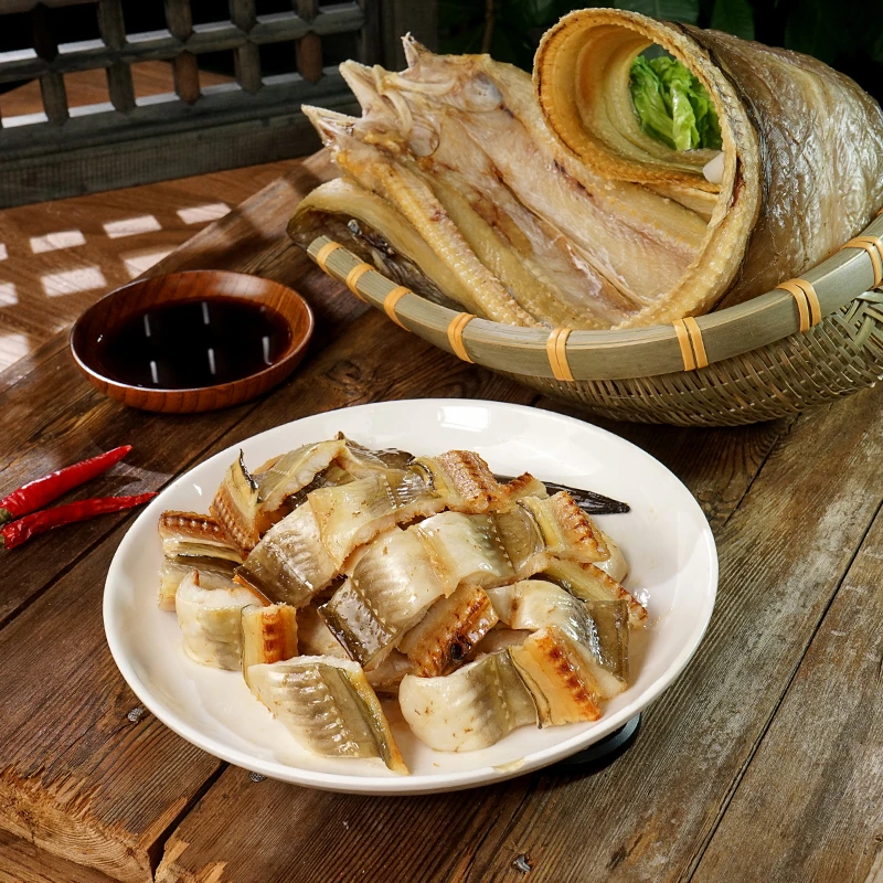 舟山宁波特产沙鳗干淡晒鳗鱼干油鳗干整条沙鳗鲞海鲜干货海鱼鲞