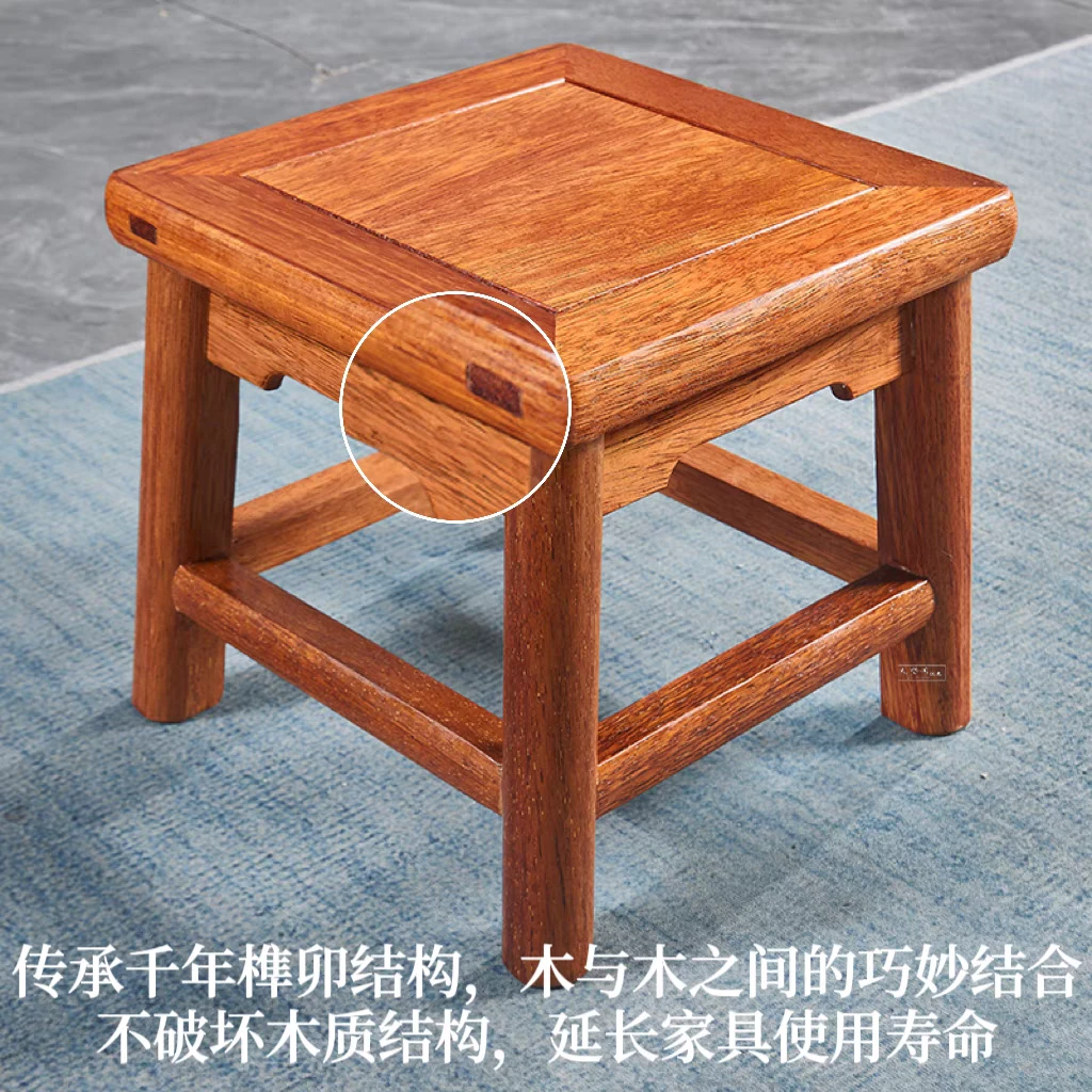 红木凳子家用儿童小方凳四方凳实木换鞋凳板凳正方形